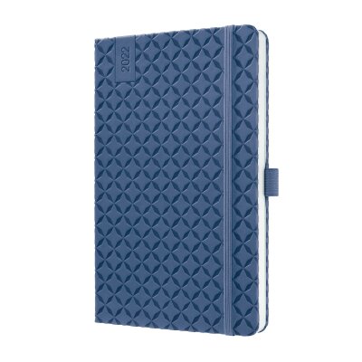 Sigel Wochenkalender Jolie 2022 Hardcover ca. A5 indigo blue 174S.