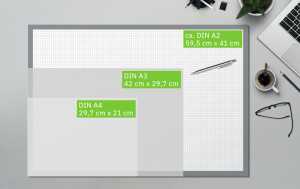 Sigel Schreibunterlage Pastel Garden HO304