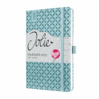 SIGEL J5113 Wochenkalender Jolie 2025 - sky blue - 1 Jahr - 2 Seiten = 1 Woche - Hardcover - 80 g/m² - ca. A5 - hellblau - 174 Seiten - FSC-zertifiziert