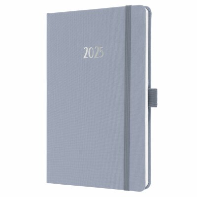 SIGEL J5407 Wochenkalender Jolie 2025 - light lilac - 1 Jahr - 2 Seiten = 1 Woche - Hardcover - 80 g/m² - ca. A5 - flieder - 174 Seiten - FSC-zertifiziert