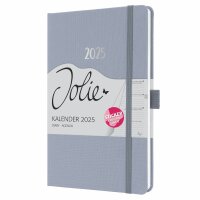 SIGEL J5407 Wochenkalender Jolie 2025 - light lilac - 1 Jahr - 2 Seiten = 1 Woche - Hardcover - 80 g/m² - ca. A5 - flieder - 174 Seiten - FSC-zertifiziert