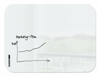 SIGEL GL304 Glas-Whiteboard Artverum - weiß - 120 x...