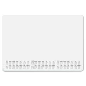 Papier-Schreibunterlage - Punktraster weiß - ca. A2 30 Blatt