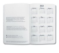 Sigel Wochenkalender Jolie 2021 Hardcover ca. A6 pink purple 174S.