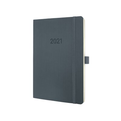 Sigel Wochenkalender Conceptum 2021 Softcover dark grey 192S. ca. A5