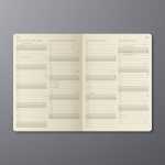 Wochenkalender Conceptum 2021 Softcover midnight blue 176S. ca.A6