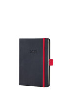 Sigel Wochenkalender Conceptum 2021 Hardcover black-red...