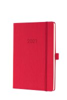 Sigel Wochenkalender Conceptum 2021 Hardcover red 192S....