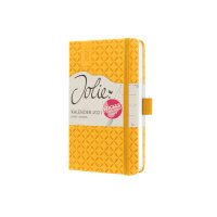 Wochenkalender Jolie 2021 Hardcover ca. A6 mango yellow 174S.