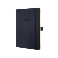 Sigel Wochennotiz-Kalender Conceptum 2021 Softcover black...