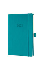 Sigel Wochenkalender Conceptum 2021 Hardcover ocean blue...