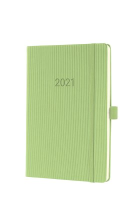 Sigel Wochenkalender Conceptum 2021 Hardcover apple green 192S. ca. A5