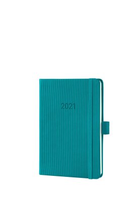 Sigel Wochenkalender Conceptum 2021 Hardcover ocean blue 176S. ca. A6