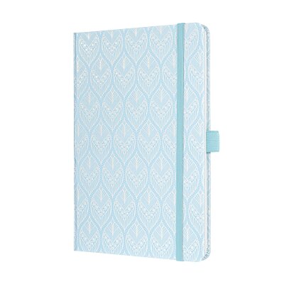 Sigel Wochenkalender Jolie 2021 Hardcover ca. A5 Blue Lace 174S.