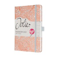 Sigel Wochenkalender Jolie 2021 Hardcover ca. A5 Nude Glam 174S.