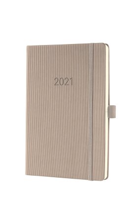 Sigel Wochenkalender Conceptum 2021 Hardcover taupe 192S. ca. A5