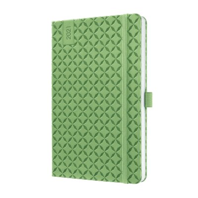 Sigel Wochenkalender Jolie 2021 Hardcover ca. A5 spring green 174S.