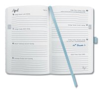 Sigel Wochenkalender Jolie 2020 Hardcover ca. A5 sky blue 174S.