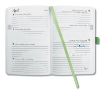 Sigel Wochenkalender Jolie 2020 Hardcover ca. A6 spring green 174S.