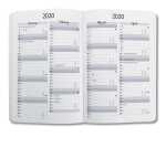 Wochenkalender Jolie 2020 Hardcover ca. A6 Aquamarine...