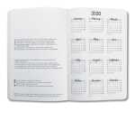 Wochenkalender Jolie 2020 Hardcover ca. A6 Aquamarine Moths 174S.