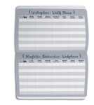 Wochenkalender Jolie 2020 Hardcover ca. A6 Aquamarine Moths 174S.