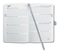 Sigel Wochenkalender Jolie 2020 Hardcover ca. A6 glacier grey 174S.