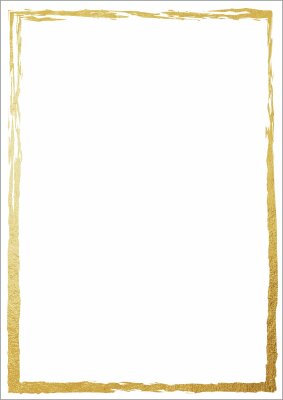 SIGEL DP614 Motiv-Papier - Pinselstrichrahmen - goldgelb - 200 g/m² - A4 - 50 Blatt