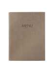 SIGEL SM211 Speisekarten-Mappe Gummi-Bindung - A5 - beige