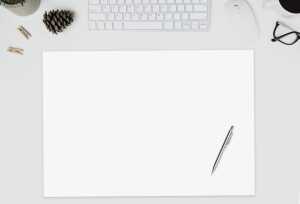 Sigel Schreibunterlage blanko HO290