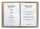 Speisekarten-Mappen - 10 Stück Gummi-Bindung - A4 - beige