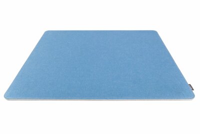 SIGEL SA202 Schreibunterlage Eyestyle - hellblau/dunkelgrau - 60 x 0,70 x 45 cm - Polyethylen (RPET) recycelt, Polypropylen (RPP) recycelt, Recyclingpapier