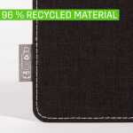 Mauspad Eyestyle - hellgrau/schwarz - 25 x 0,70 x 20 cm