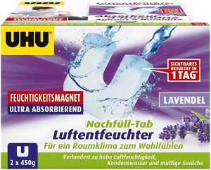 UHU Luftentfeuchter Refill 2x450g Lavendel
