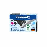 Pelikan Tintenroller Patronen eco KM/5 Schw 5 Stück...