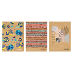 Herlitz Notizbuch A6 80 Blatt kariert Kraftpapier Cover