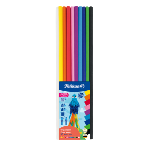 Herlitz Bastelkrepp Set 10 Farben sortiert