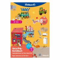 Herlitz Upcycling Bastelbuch mit Stickern UBBS Bauernhof FSC