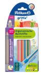 Pelikan 9 Buntstifte und 1 Bleistift griffi sortiert in FS