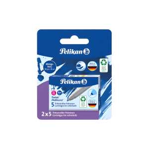 Pelikan Tintenroller-Patronen KM/5/2/B, bla Blister 4012700824707