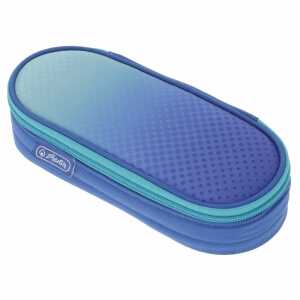 HLZ Faulenzer Etui mit Stifteschlaufen Blue/Turquoise