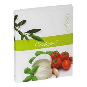 Pagna Rezeptringbuch A4 Olive Tomate 4-Ring + Register