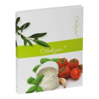 Pagna Rezeptringbuch A4 Olive Tomate 4-Ring + Register