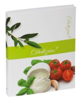 Pagna Rezeptringbuch A4 Olive Tomate 4-Ring + Register