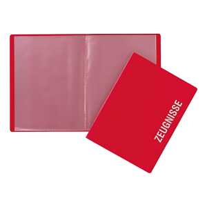 Pagna Zeugnismappe A4 PP rot 4009212063380