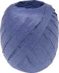 Papier-Raffia Knäuel 7mmx30m d.bl