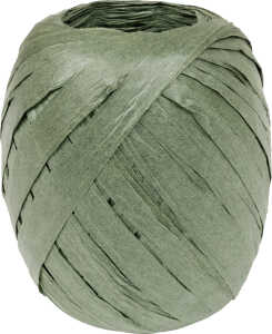 Papier-Raffia Knäuel 7mmx30m d.gn