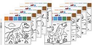 Wasserfarben Mal Set Dino 4005329157646