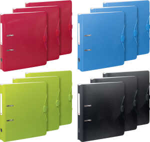 Ordner 5cm Wave 12St. sortiert Basi