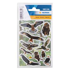 Herma Sticker DECOR Tiere Greifvögel 3 Bl